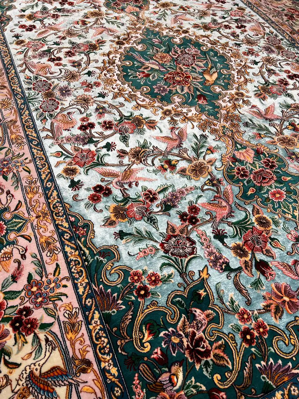 isfahan handwoven rug glory carpet